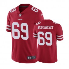San Francisco 49ers #69 Mike McGlinchey Red Vapor Untouchable Limited Jersey