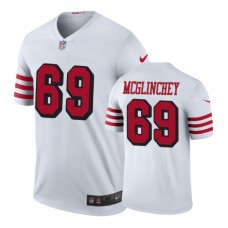 San Francisco 49ers #69 Mike McGlinchey White Color Rush Legend Player Jersey