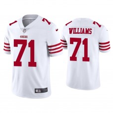 San Francisco 49ers #71 Trent Williams White Vapor Limited Jersey