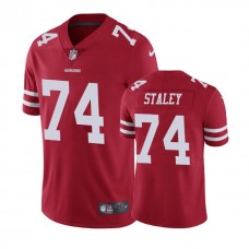 San Francisco 49ers #74 Joe Staley Red Vapor Untouchable Limited Jersey