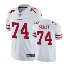 San Francisco 49ers #74 Joe Staley White Vapor Untouchable Limited Jersey