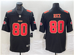 San Francisco 49ers #80 Jerry Rice Carbon Black Fashion Limited Jersey