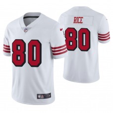 San Francisco 49ers #80 Jerry Rice White Color Rush Legend Jersey