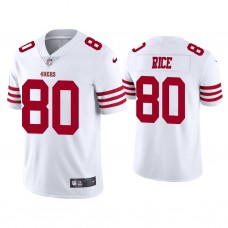 San Francisco 49ers #80 Jerry Rice White Vapor Limited Jersey