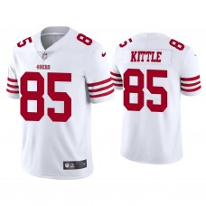 San Francisco 49ers #85 George Kittle White Vapor Limited Jersey