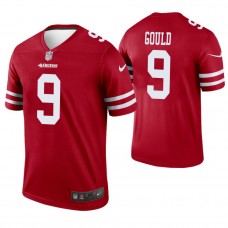 San Francisco 49ers #9 Robbie Gould Scarlet Pro Line Team Player Jersey