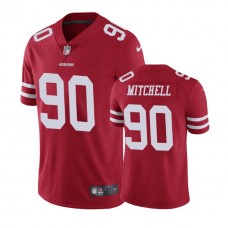 San Francisco 49ers #90 Earl Mitchell Red Vapor Untouchable Limited Jersey