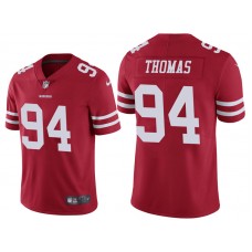 San Francisco 49ers #94 Solomon Thomas Red Vapor Untouchable Limited Jersey