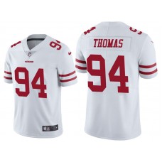 San Francisco 49ers #94 Solomon Thomas White Vapor Untouchable Limited Jersey