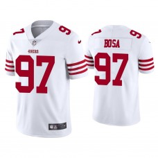 San Francisco 49ers #97 Nick Bosa White Vapor Limited Jersey