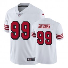 San Francisco 49ers #99 DeForest Buckner White Vapor Untouchable Color Rush Limited Player Jersey