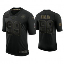 San Francisco 49ers #99 Javon Kinlaw Black 2020 Salute to Service Limited Jersey