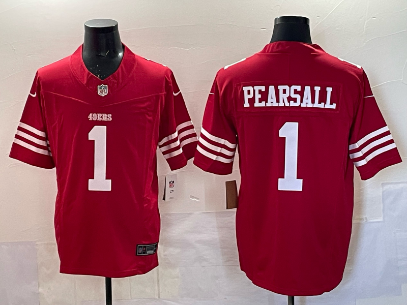 San Francisco 49ers  Vapor F.U.S.E.  Limited  Jersey - All Stitched 1 Ricky Pearsall