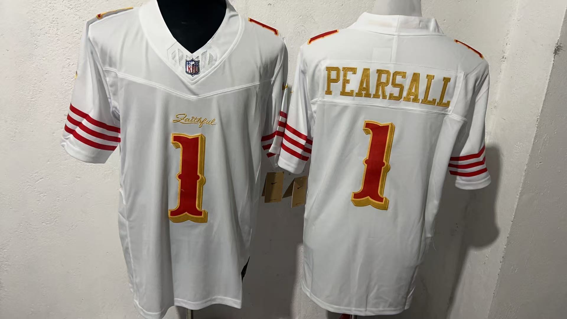 San Francisco 49ers  Vapor F.U.S.E.  Limited  Jersey - All Stitched 1 Ricky Pearsall