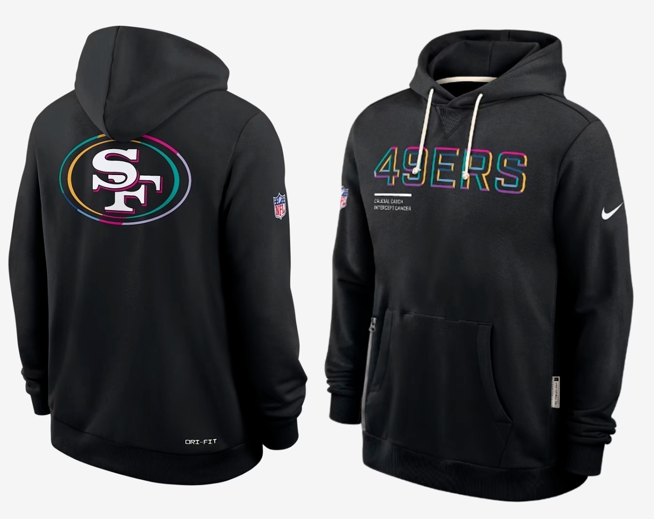 San Francisco 49ers 2025  Salute to Service  Limited Football Stitched hoodie Jersey