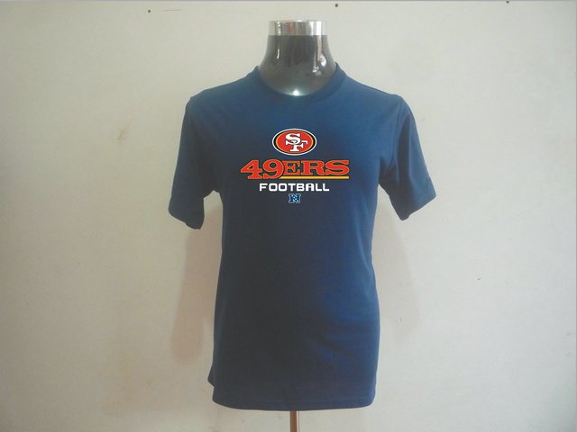 NEW NFL San Francisco 49ers Big & Tall Critical Victory T-Shirt Dark Blue