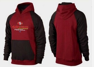 San Francisco 49ers Critical Victory Pullover Hoodie Burgundy Red & Black