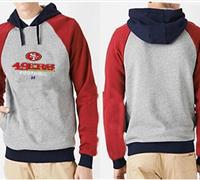 San Francisco 49ers Critical Victory Pullover Hoodie Grey & Red