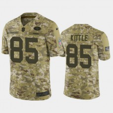 San Francisco 49ers George Kittle #85 2018 Salute to Service Limited Camo Jersey