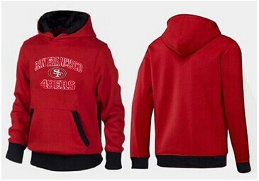 San Francisco 49ers Heart & Soul Pullover Hoodie Red & Black