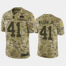 San Francisco 49ers Jeff Wilson Jr. #41 Camo Jersey 2018 Salute to Service