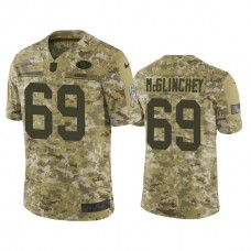 San Francisco 49ers Mike McGlinchey #69 2018 Salute to Service Limited Camo Jersey