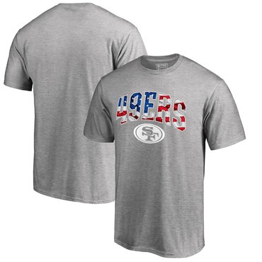 San Francisco 49ers Pro Line By Fanatics Branded Banner Wave T-Shirt Heathered Gray