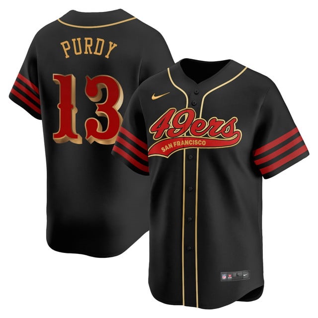 San Francisco 49ers Rivalry Series Baseball Jersey - All Stitched Brock Purdy - 13