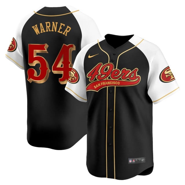 San Francisco 49ers Rivalry Series Baseball Jersey - All Stitched Fred Warner -  54