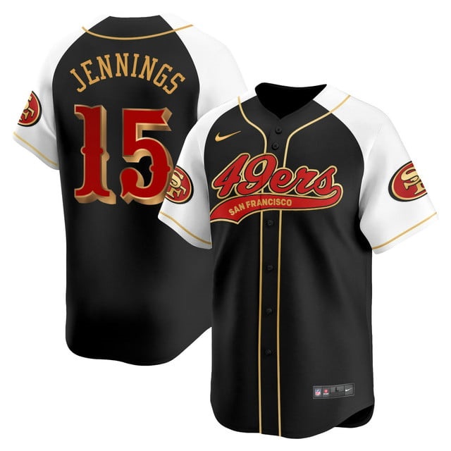 San Francisco 49ers Rivalry Series Baseball Jersey - All Stitched Jauan Jennings -  15