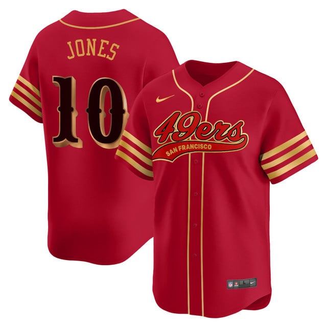 San Francisco 49ers Rivalry Series Baseball Jersey - All Stitched Mac Jones   - 10