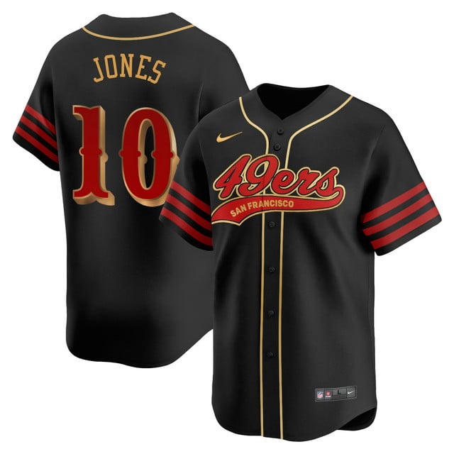 San Francisco 49ers Rivalry Series Baseball Jersey - All Stitched Mac Jones - 10