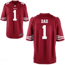 San Francisco 49ers Scarlet #1 Dad Jersey - Father's Day的副本