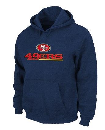 San Francisco 49ers Shield Nailhead Performance Hoodie -D.Blue