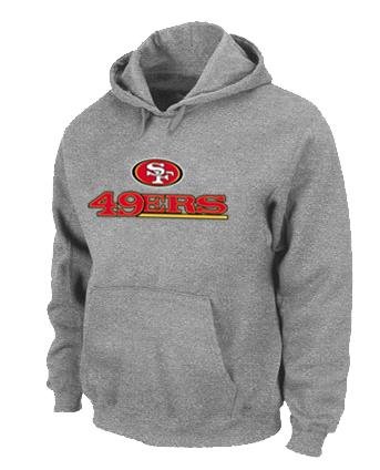 San Francisco 49ers Shield Nailhead Performance Hoodie -Grey