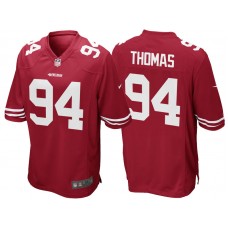 San Francisco 49ers Solomon Thomas Scarlet 2017 Draft Pick Game Jersey