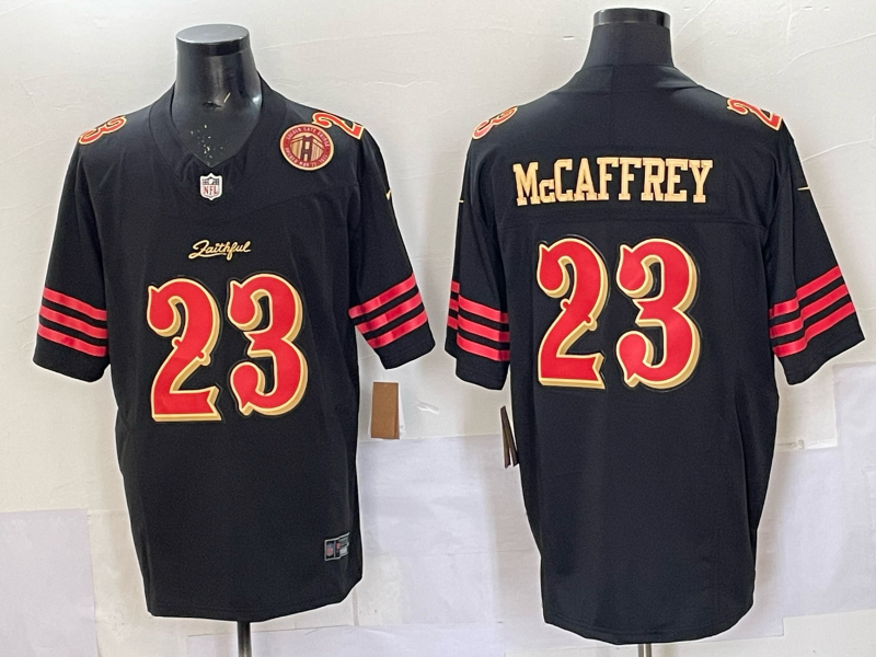 San Francisco 49ers Vapor F.U.S.E.  Limited Rivalry Series Jersey - All Stitched Christian McCaffrey - 23