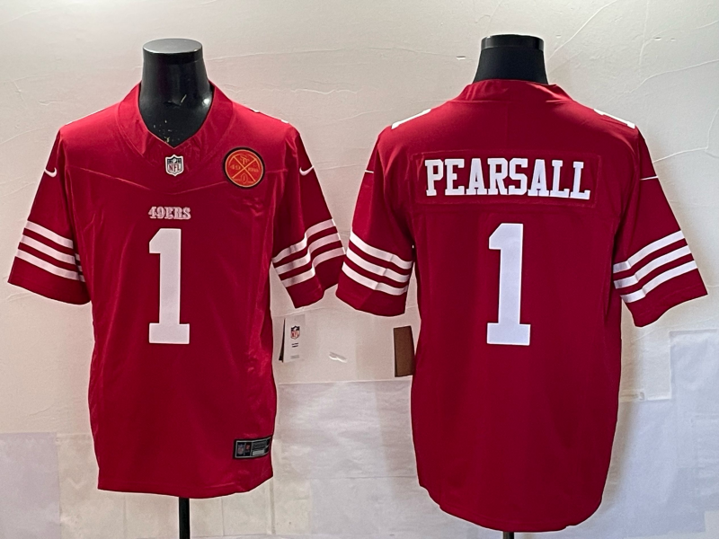 San Francisco 49ers Vapor F.U.S.E. Limited  Jersey -  All Stitched 1 Ricky Pearsall