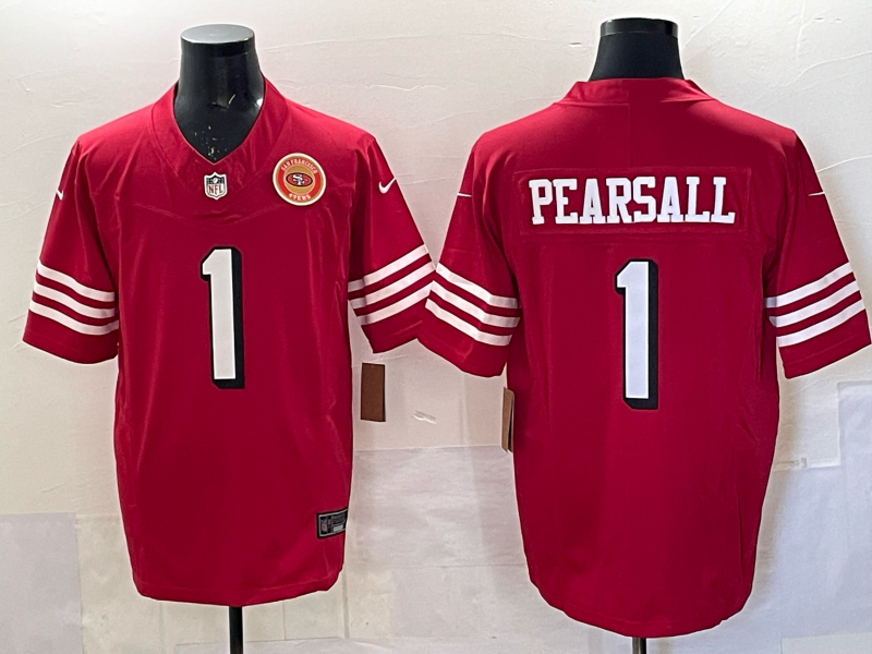 San Francisco 49ers Vapor F.U.S.E. Limited  Jersey - All Stitched  1  Ricky Pearsall