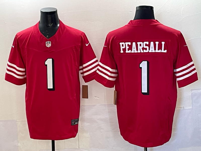 San Francisco 49ers Vapor F.U.S.E. Limited  Jersey - All Stitched  1 Ricky Pearsall