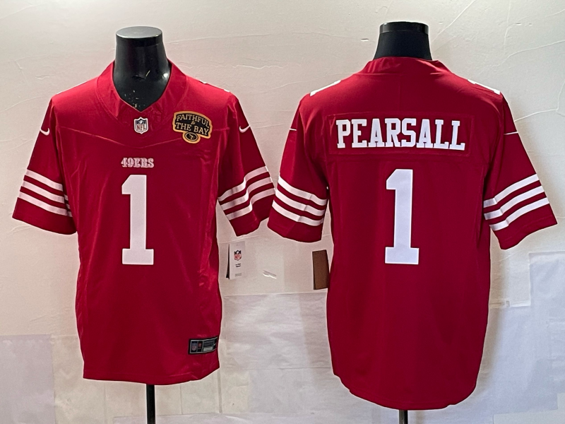 San Francisco 49ers Vapor F.U.S.E. Limited  Jersey - All Stitched 1    Ricky Pearsall