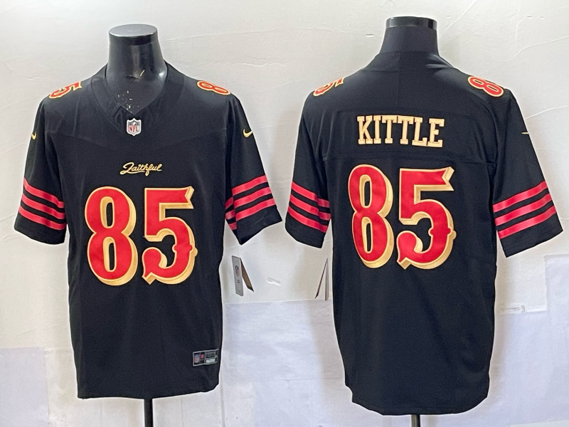 San Francisco 49ers Vapor F.U.S.E. Limited Rivalry Series Jersey -  All Stitched George Kittle - 85 patch 1