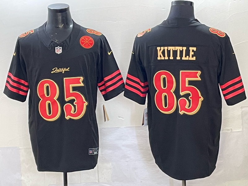 San Francisco 49ers Vapor F.U.S.E. Limited Rivalry Series Jersey - All Stitched   George Kittle - 85