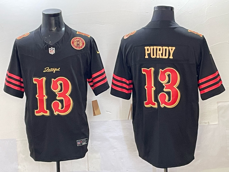 San Francisco 49ers Vapor F.U.S.E. Limited Rivalry Series Jersey - All Stitched Brock Purdy - 13  patch 3
