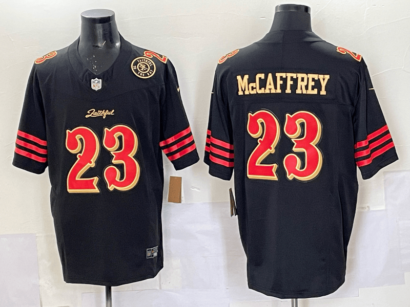 San Francisco 49ers Vapor F.U.S.E. Limited Rivalry Series Jersey - All Stitched Christian McCaffrey  - 23