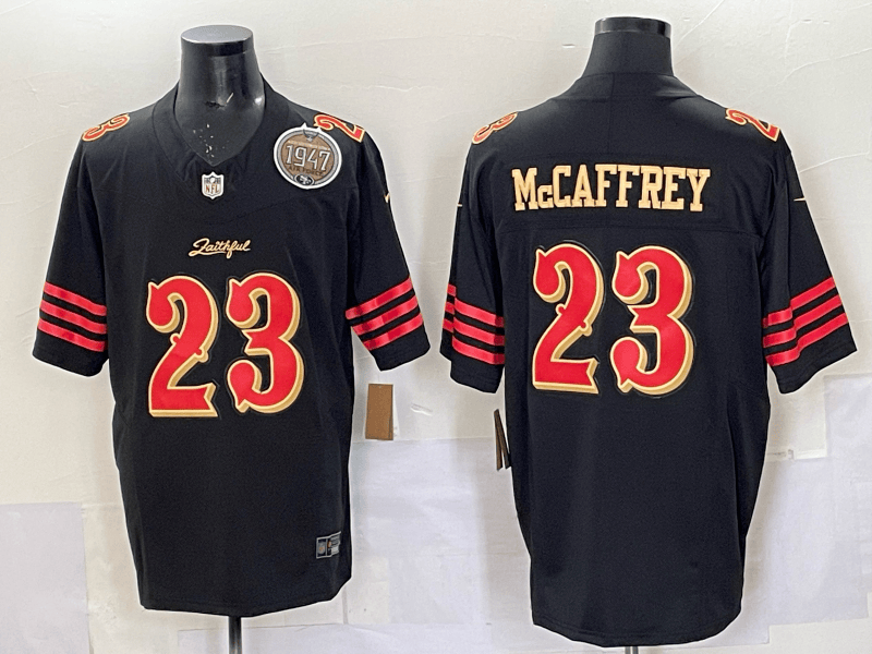 San Francisco 49ers Vapor F.U.S.E. Limited Rivalry Series Jersey - All Stitched Christian McCaffrey - 23