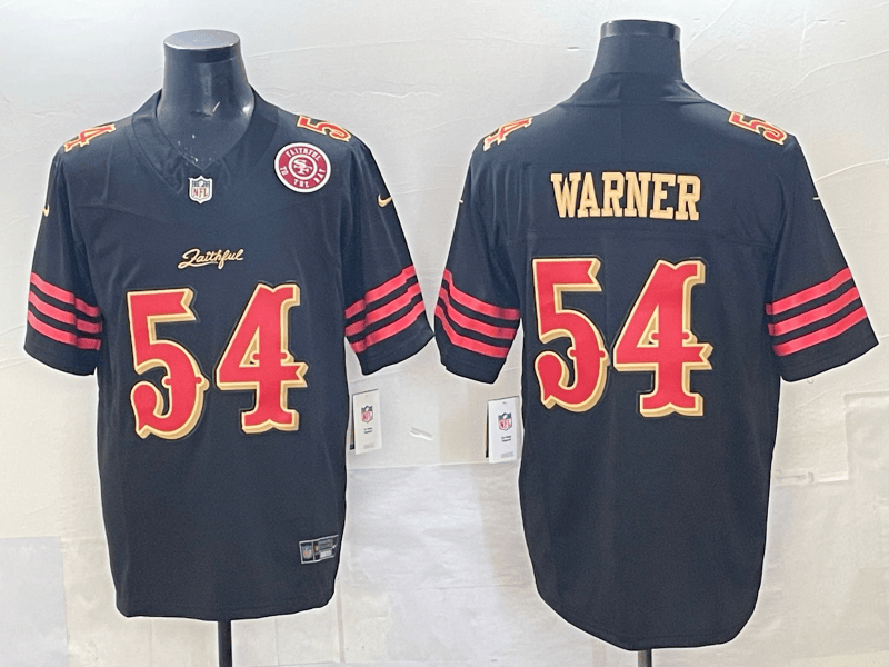 San Francisco 49ers Vapor F.U.S.E. Limited Rivalry Series Jersey - All Stitched Fred Warner -      54