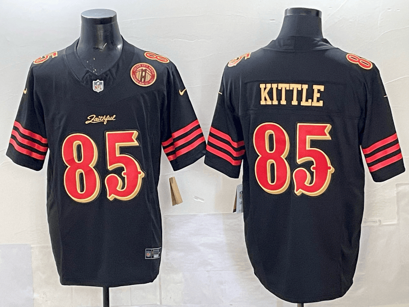 San Francisco 49ers Vapor F.U.S.E. Limited Rivalry Series Jersey - All Stitched George Kittle   - 85
