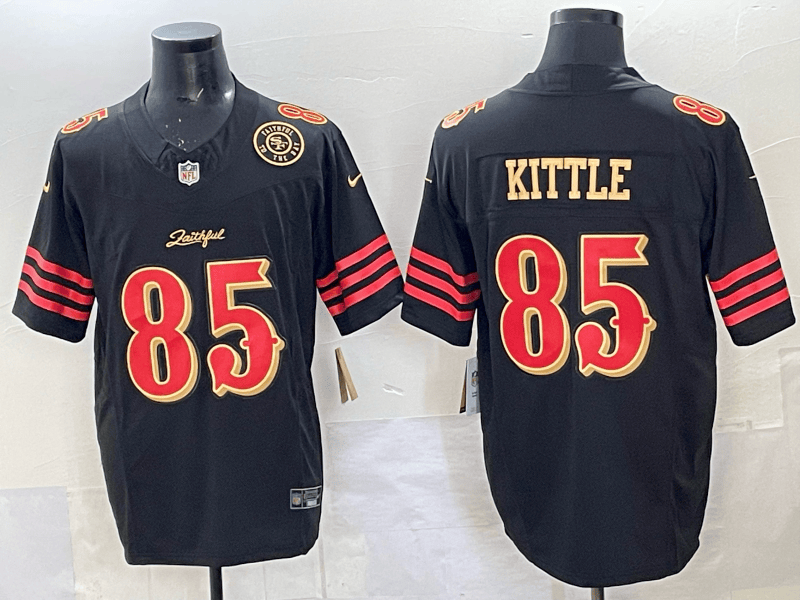 San Francisco 49ers Vapor F.U.S.E. Limited Rivalry Series Jersey - All Stitched George Kittle -  85