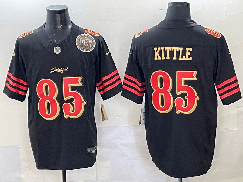 San Francisco 49ers Vapor F.U.S.E. Limited Rivalry Series Jersey - All Stitched George Kittle - 85 patch 1